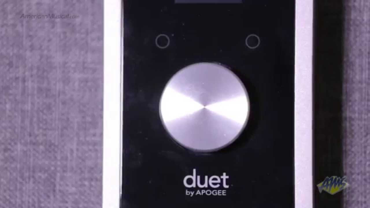 Apogee Duet Audio Interface for iPad and Mac - Apogee Duet - YouTube