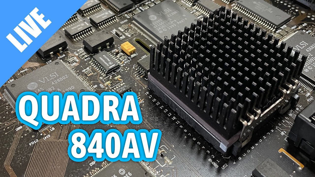 Recapping a Macintosh Quadra 840AV [LIVE] - YouTube