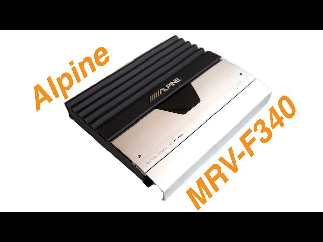 Alpine MRV-F340 Car Amplifier Test - YouTube