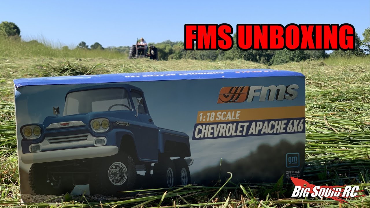 FMS 1/18 CHEVROLET Apache RC Rock Crawler RTR 6WD 6X6 « Big Squid