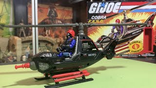 Cobra FANG GI Joe Retro Helicopter RAH Action Vehicle from Hasbro