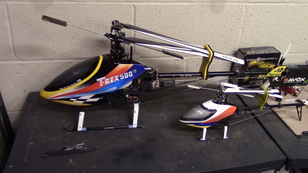Align T-Rex 500 ESP Conversion To DFC Flybarless - Part 1 - YouTube