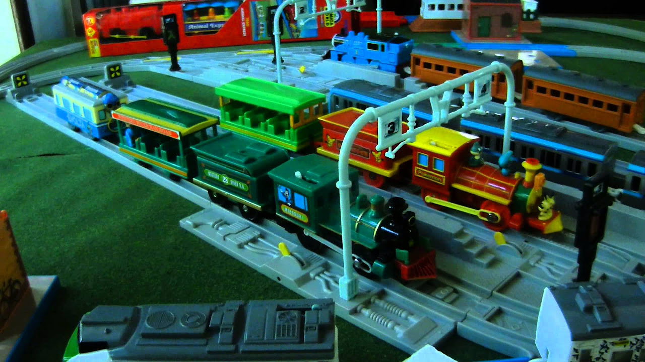 Tomy Plarail Disney Western River Railroad & S-13, S-44, and S-58