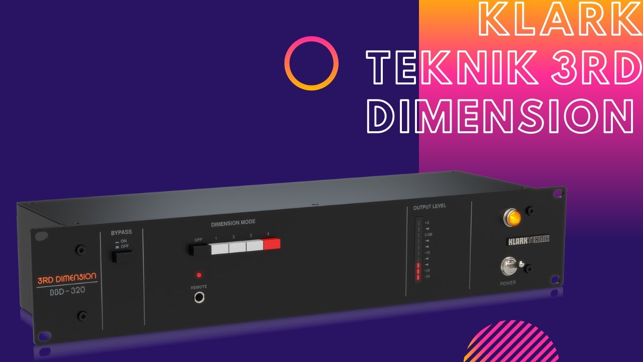 Dimension D for $149?! Klark Teknik 3rd Dimension BBD-320 - YouTube