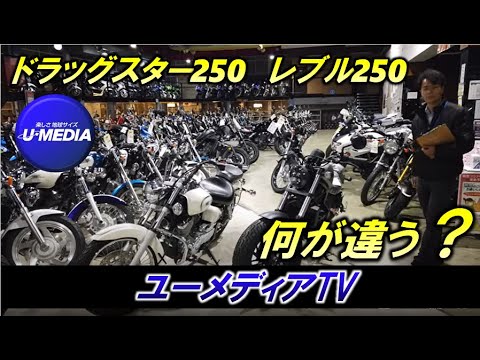 レブル250とドラッグスター250を比較しました！同じアメリカンでも実は