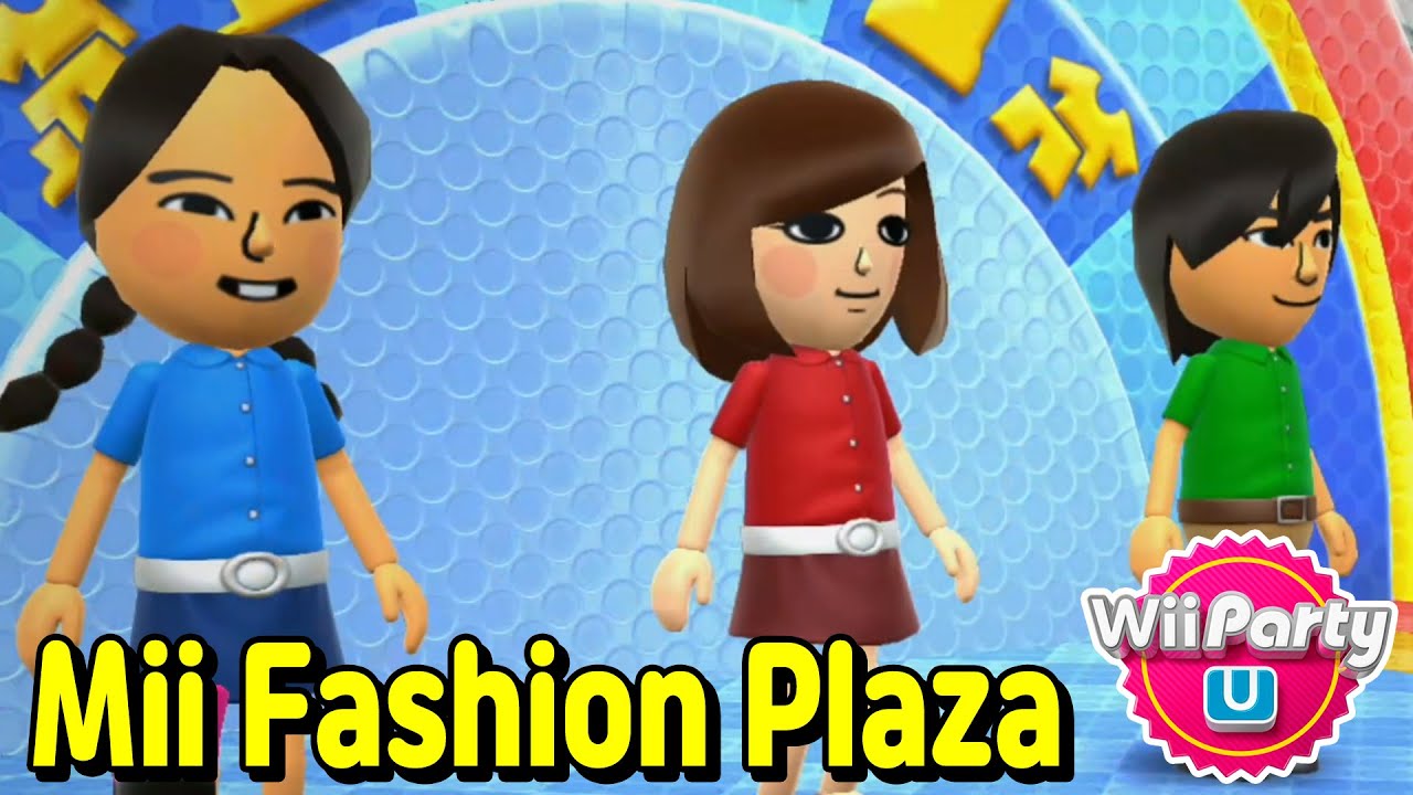 Xiao-Tong, Mizuho, Akira and Steven | Mii Fashion Plaza Gameplay