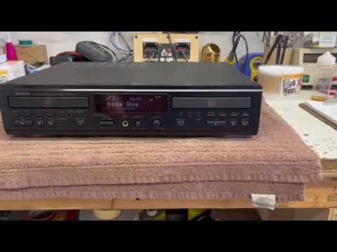 Denon CDR-W1500 Dual Deck CD Player Recorder - YouTube