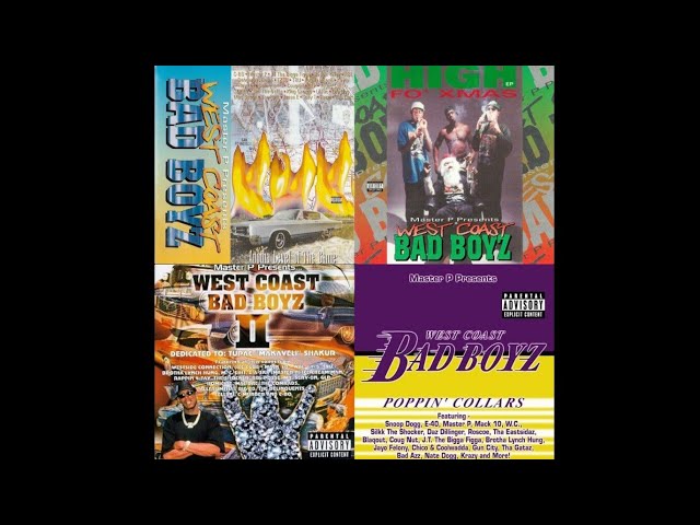 WEST COAST BAD BOYZ MEGA COMPILATION [ FULL (4) COMPILATION ALBUMS