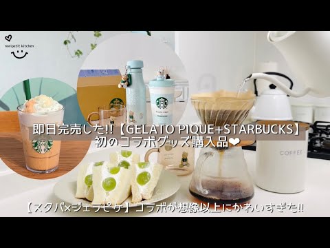 GELATO PIQUE+STARBUCKS】即日完売した！初コラボが可愛すぎる‼︎購入