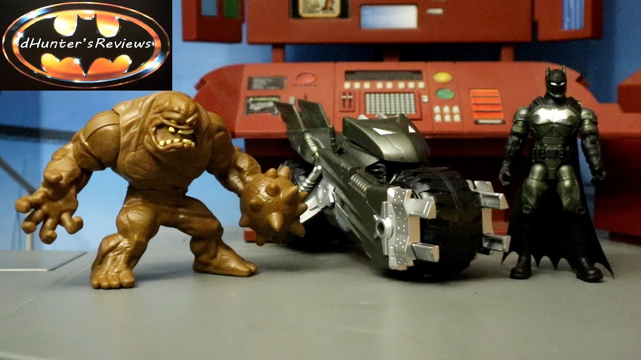 Spin Master Batcycle & Batman vs Clayface 2 Pack Action Figure