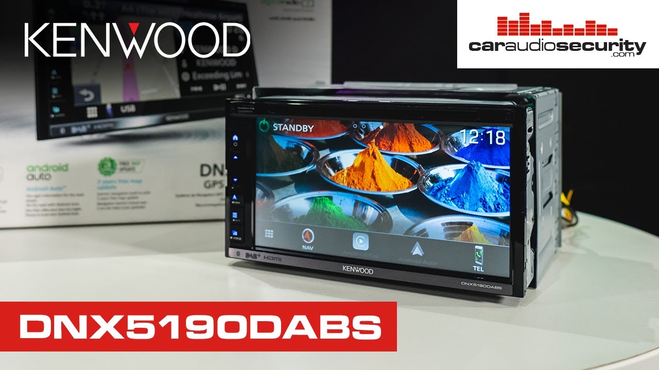 Kenwood DNX5190DABS CarPlay & Android Auto stereo | Car Audio