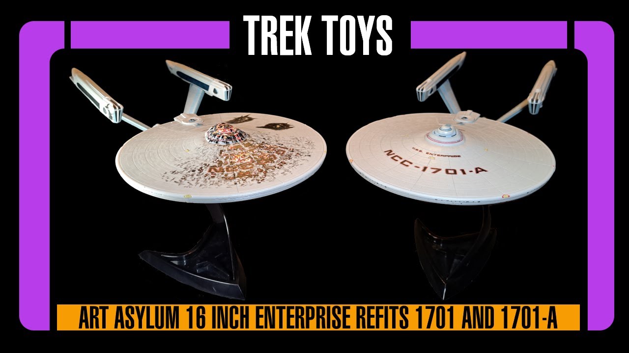 Trek Toys - the Art Asylum / DST 16 inch Enterprise NCC-1701 Refit