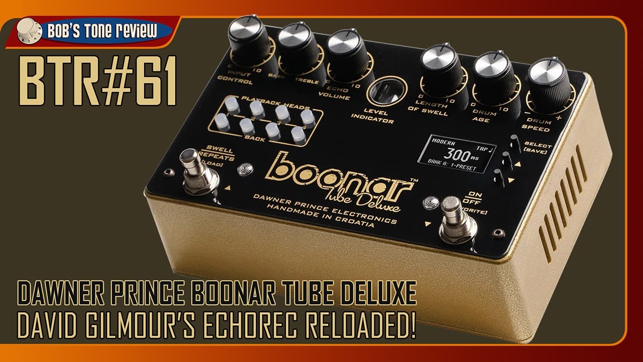 BOONAR Tube Deluxe Multi-Head Drum Echo – Dawner Prince Electronics