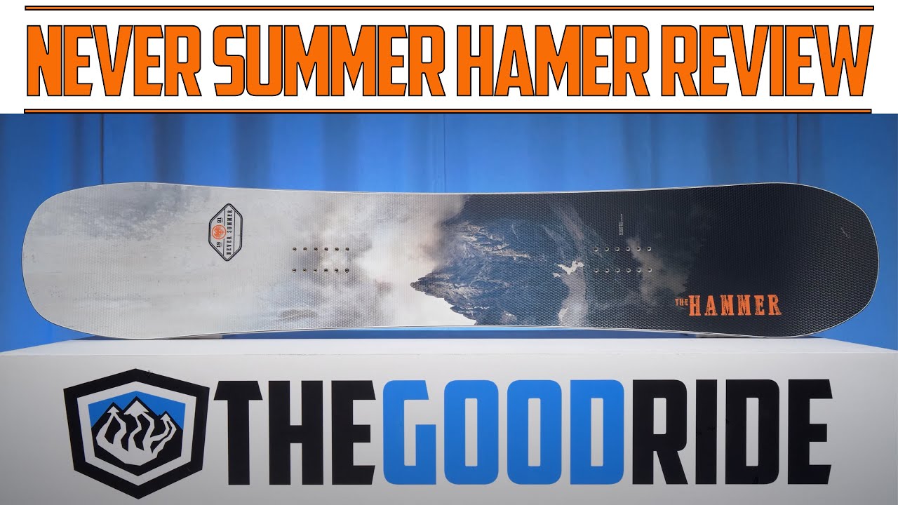 Never Summer Hammer 2022-2023 Snowboard Review (video)