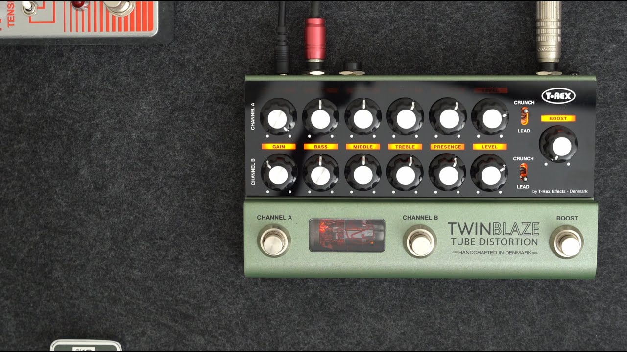 Equipped with a vacuum tube! Amp-like full-fledged drive pedal [T