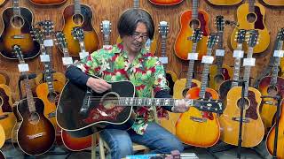 GIBSON DOVE CUSTOM BLK 1970s - YouTube