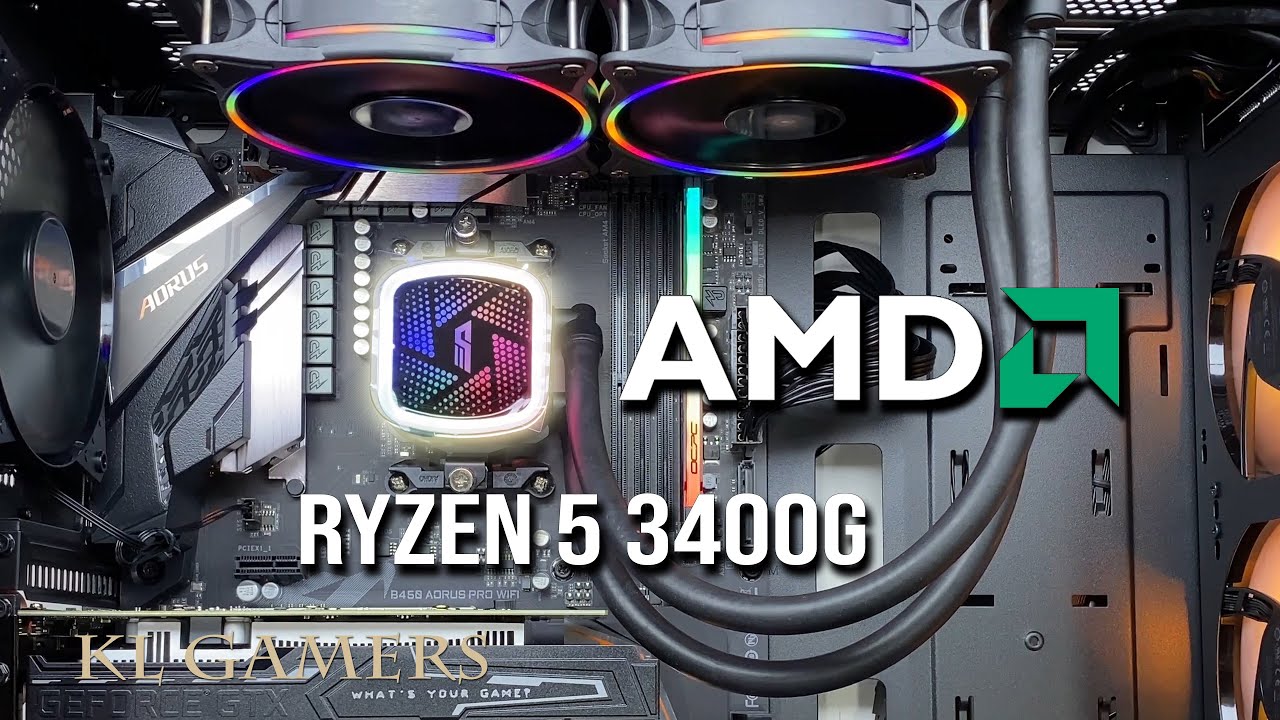 AMD Ryzen 5 3400G GIGABYTE B450 AORUS PRO WIFI GTX 1650 Cooler
