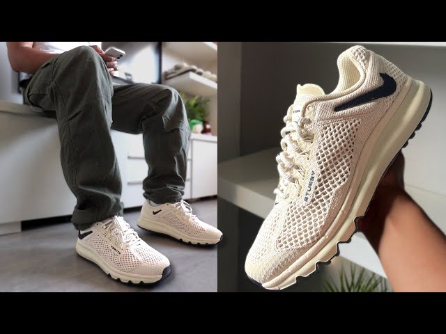 Stussy x Nike Air Max 2013 Fossil | review & on feet - YouTube