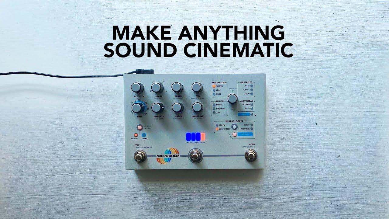 Hologram Microcosm: Make anything sound cinematic - YouTube