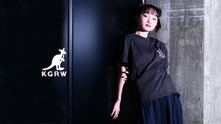 新野尾七奈×KANGOL REWARDコラボ プルオーバーパーカー