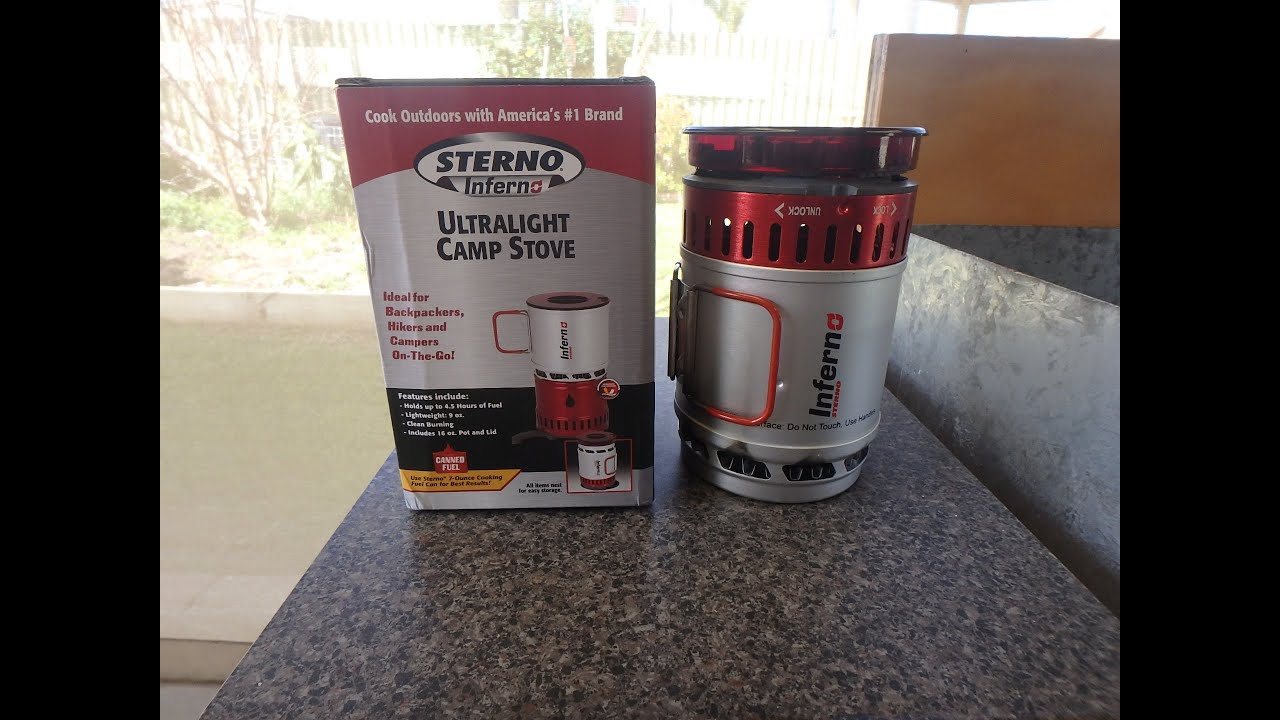 Sterno Inferno Camp Stove - YouTube