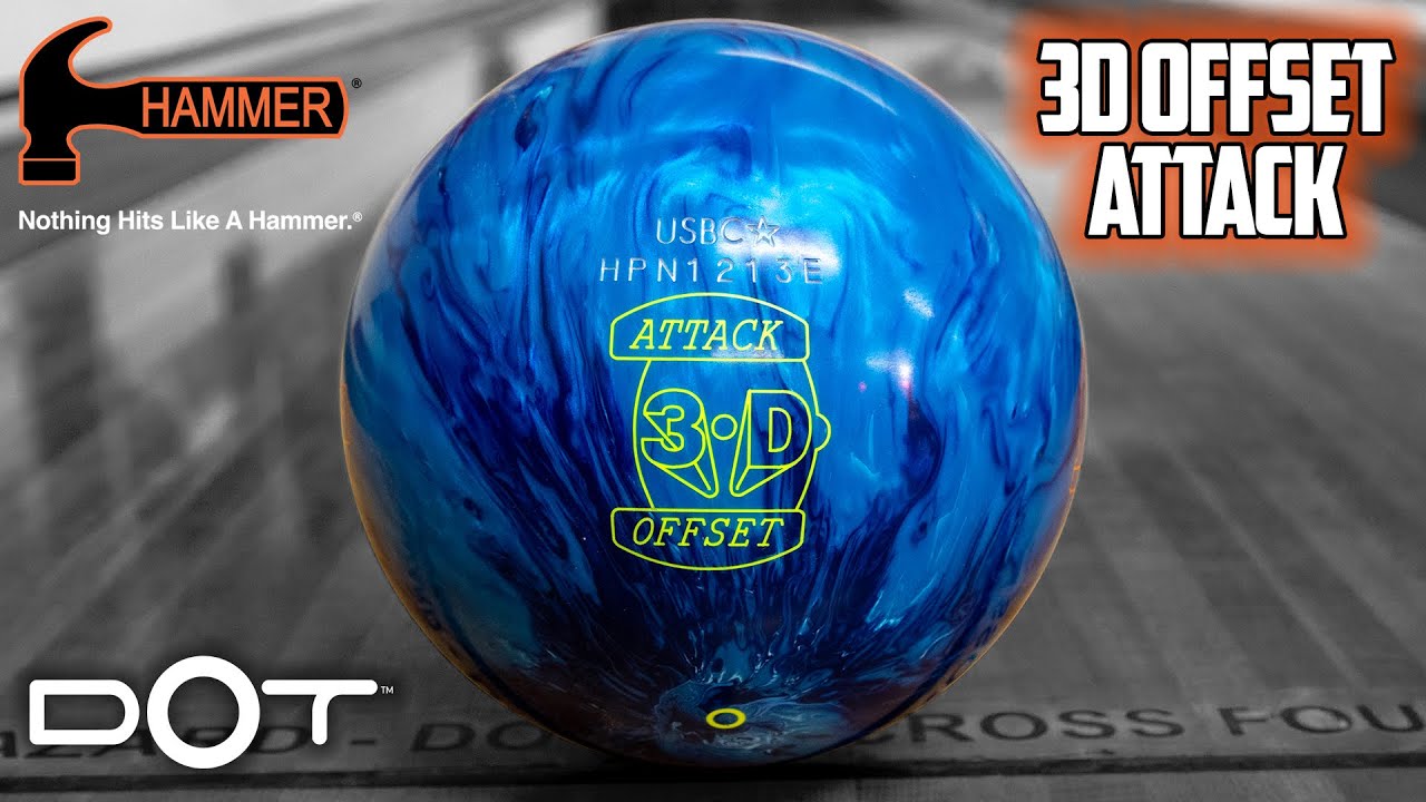 ハンマー 3D オフセット アサルト/13ポンド/HAMMER ボウリングボール