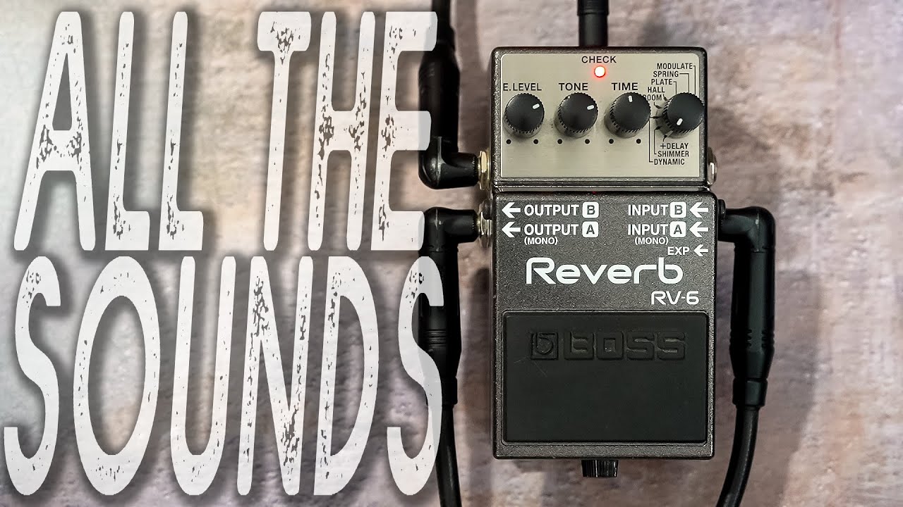 BOSS RV-6 // Reverb | ALL THE SOUNDS [NO TALK / ONLY TONES] - YouTube
