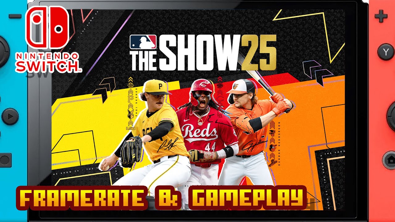 MLB The Show 25 - (Nintendo Switch) - Framerate & Gameplay - YouTube