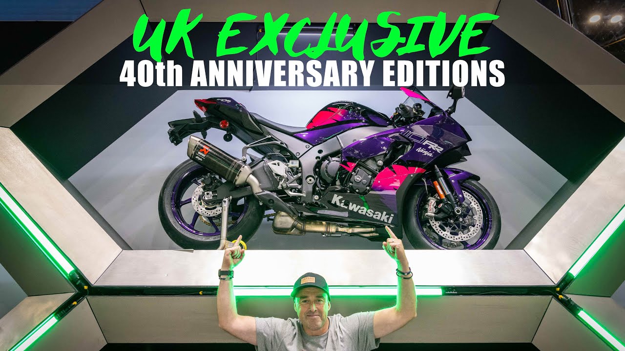 Kawasaki Ninja 40 years - Adam Child at Motorcycle Live Birmingham