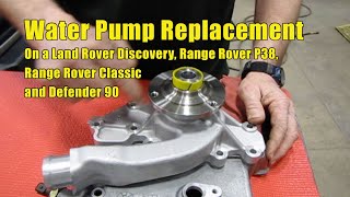 Water Pump With Gasket for Land Rover Discovery & Defender | STC4378
