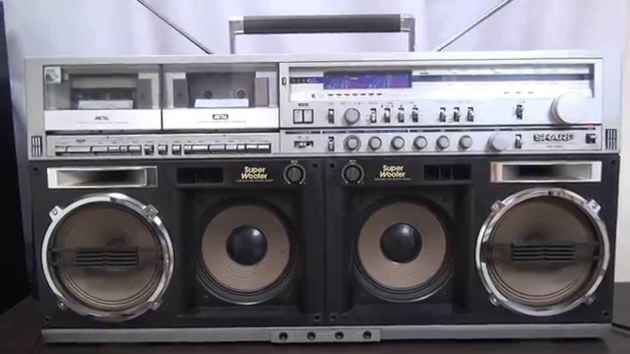 SHARP GF-999 The SEARCHER-W (1981) Vintage Boombox Ghettoblaster