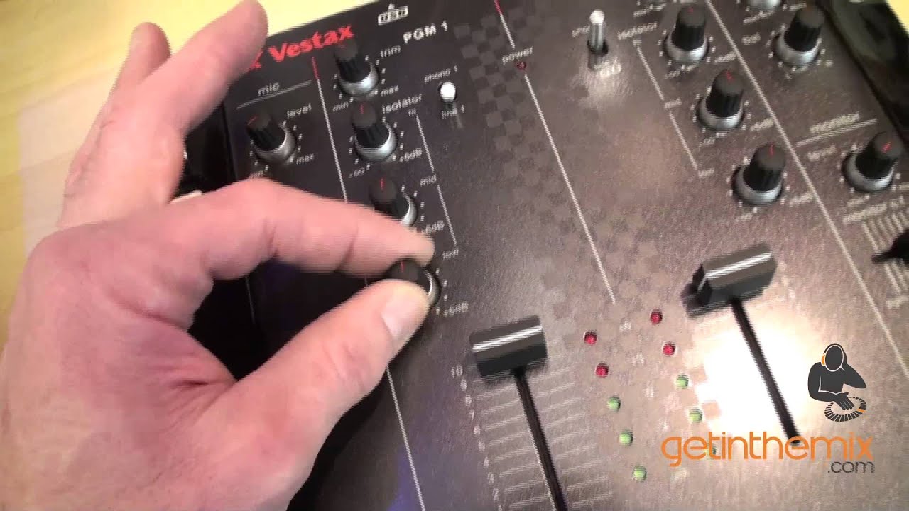 Vestax VMC-002XLu DJ Mixer with DJ Tutor @ getinthemix.com - YouTube