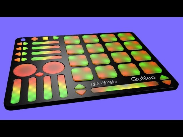 QuNeo 3D MIDI pad controller review - YouTube
