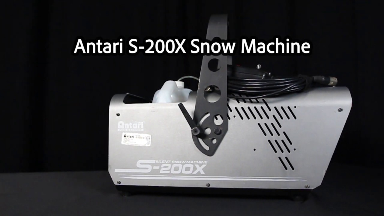 Antari S-200X Snow Machine - YouTube