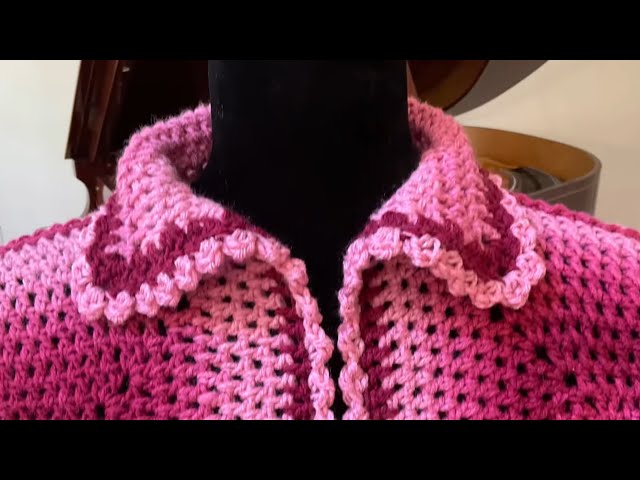 IN BETWEEN DOUBLES STITCH” Beautiful Hexagon Cardi 🥰 - YouTube