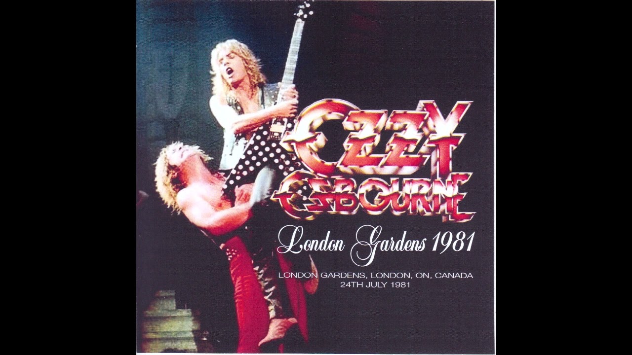 Ozzy Osbourne - 24th July, 1981 - London Gardens, London, ON