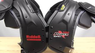 Riddell Power SPK+ QB / WR バックプレート付属 アメフト ショルダー