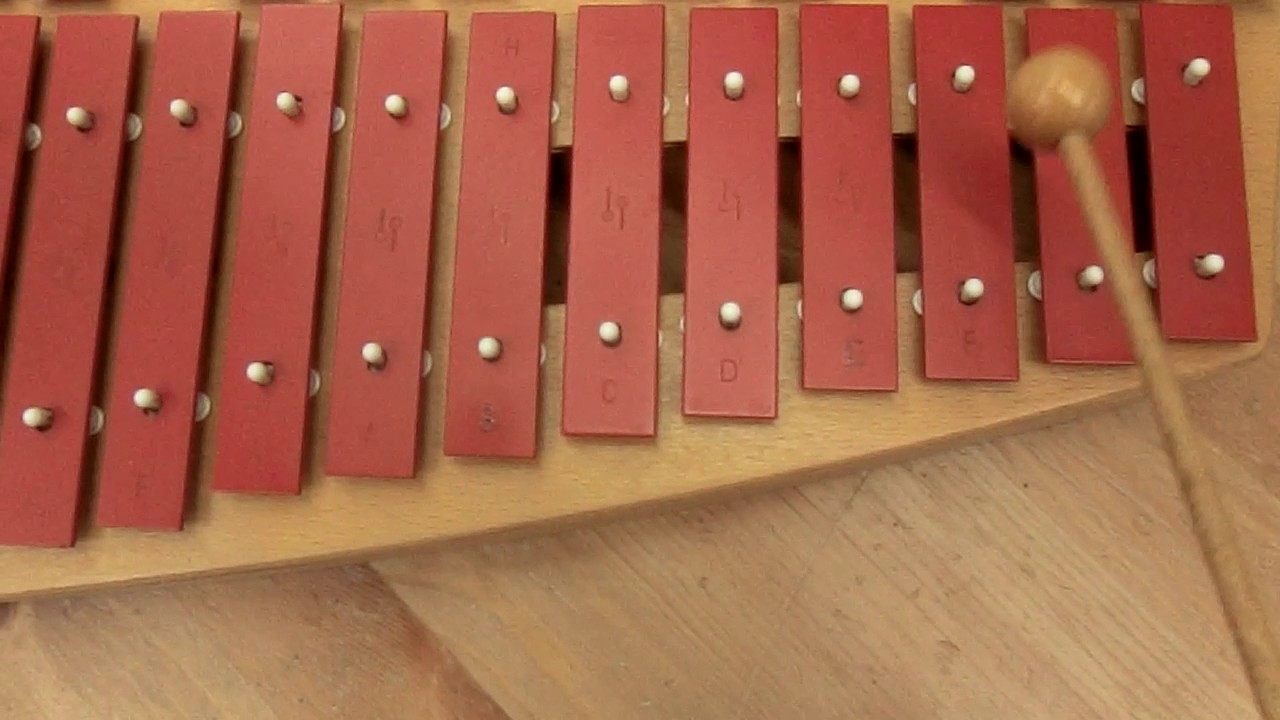 SONOR NG31 グロッケンシュピール 23音 【新宿店】 - YouTube