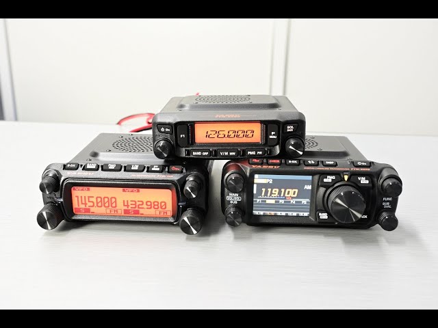 八重洲無線 FTM-150 ASP 電源投入 FTM-6000・FTM-500Dと比較 - YouTube