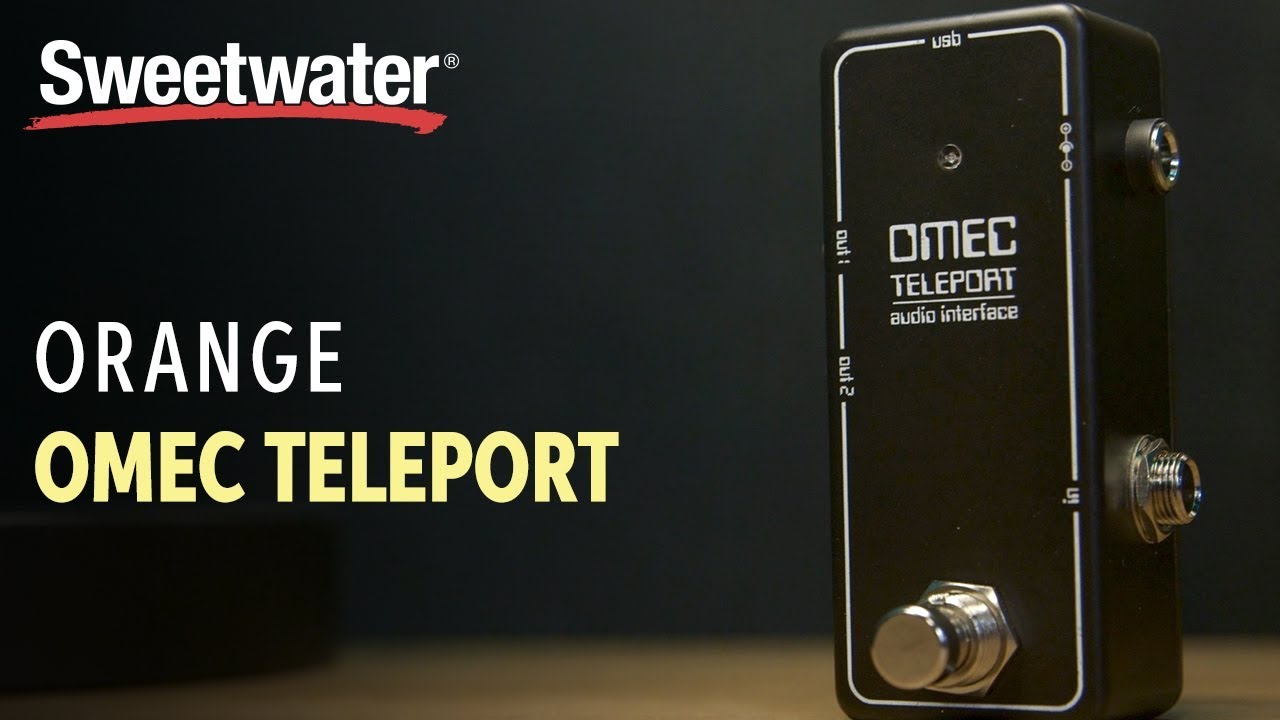 Orange Omec Teleport Guitar Audio Interface Pedal Review - YouTube