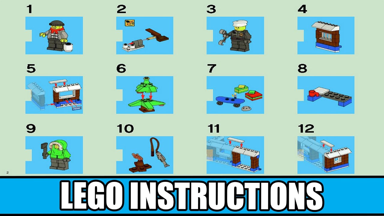 LEGO Instructions | City | 7553 | City Advent Calendar - YouTube