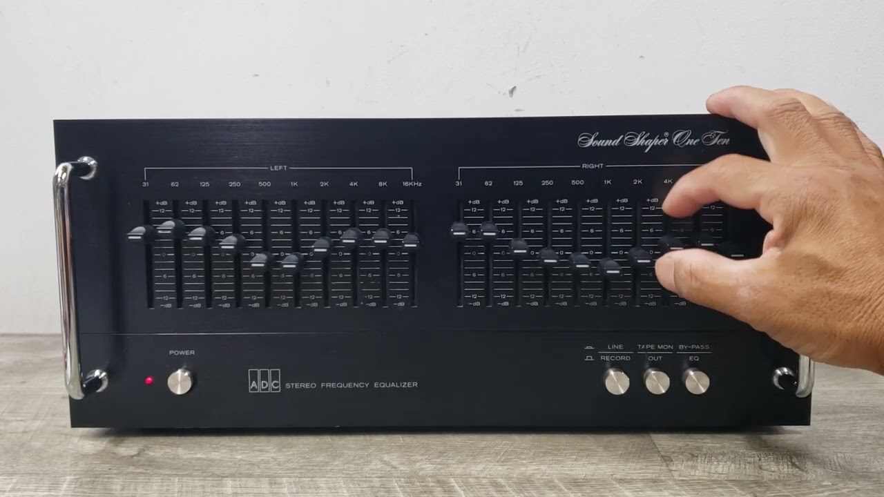 Vintage ADC Sound Shaper One Ten 10-Band Graphic Equalizer - YouTube