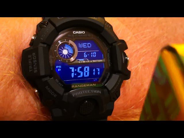Part 3: Rangeman Negative Display DARK Visibility Test #GShock