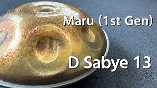 ハンドパン販売】Maru (1st Gen) / D Sabye 13 試奏1［管理番号62