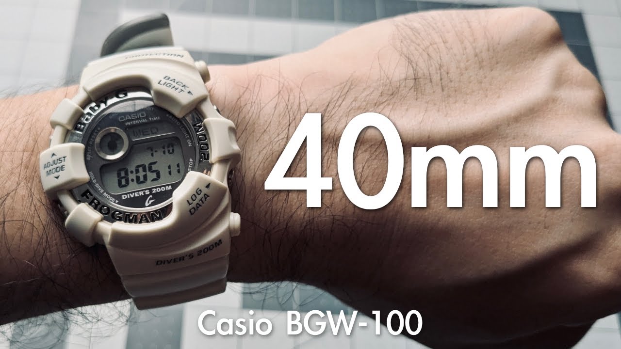 Finally! A Casio Frogman for a Small Wrist (Casio Baby G BGW-100