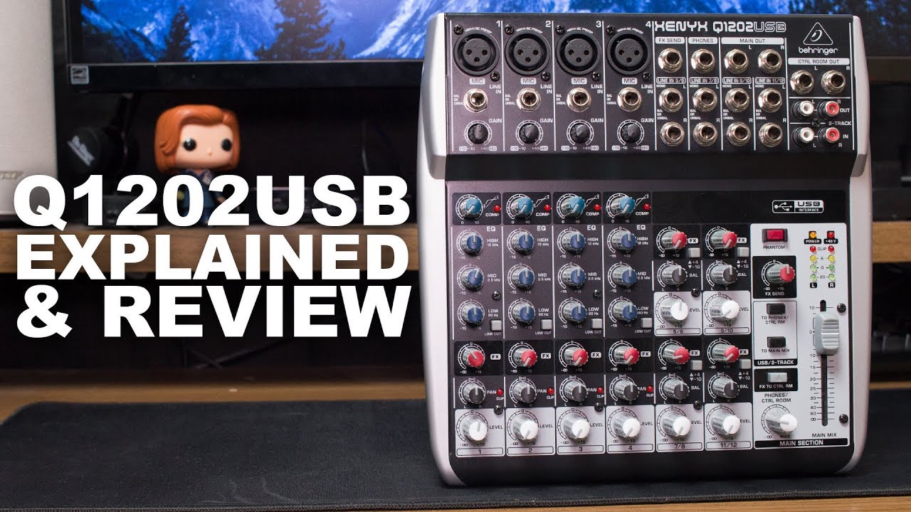 Behringer XENYX Q1202USB Mixer Review / Test / Explained - YouTube
