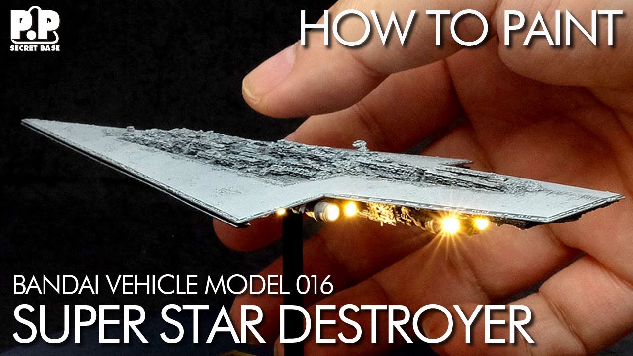 How to make a Super Star Destroyer《Vehicle Model》with LED lights