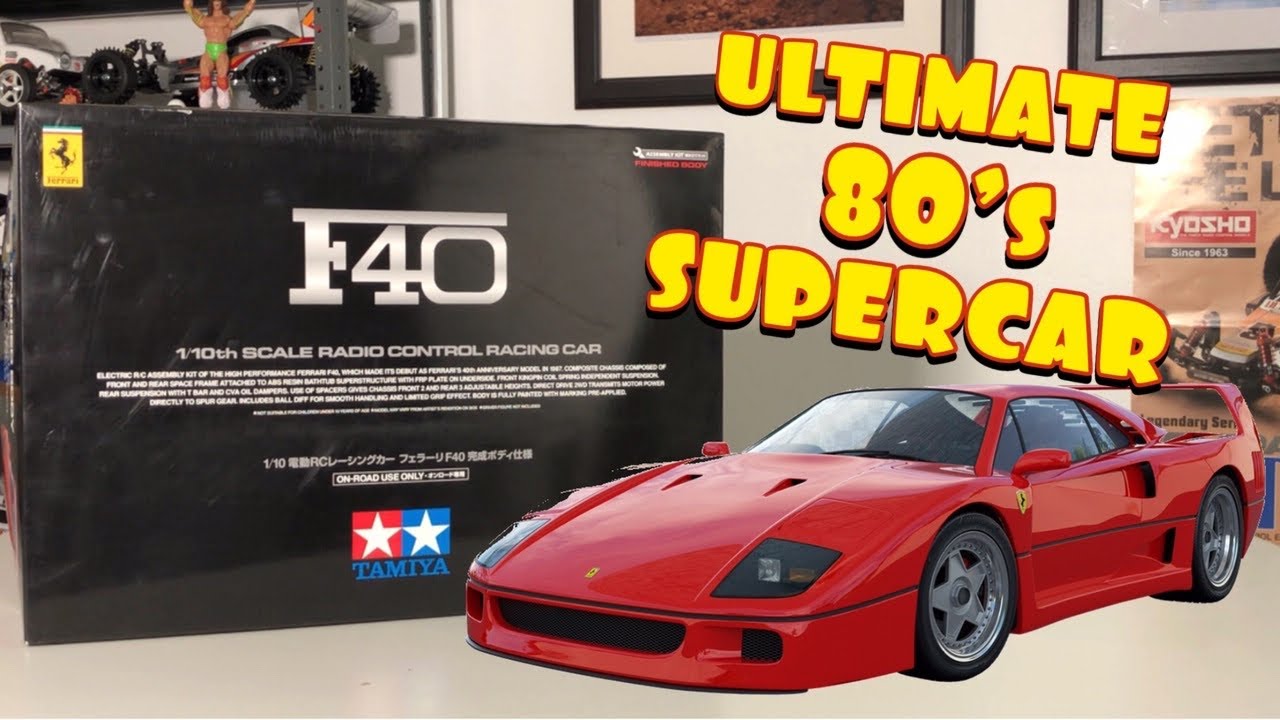 e234: Unboxing of The Tamiya Ferrari F40 Kit #58356 - YouTube