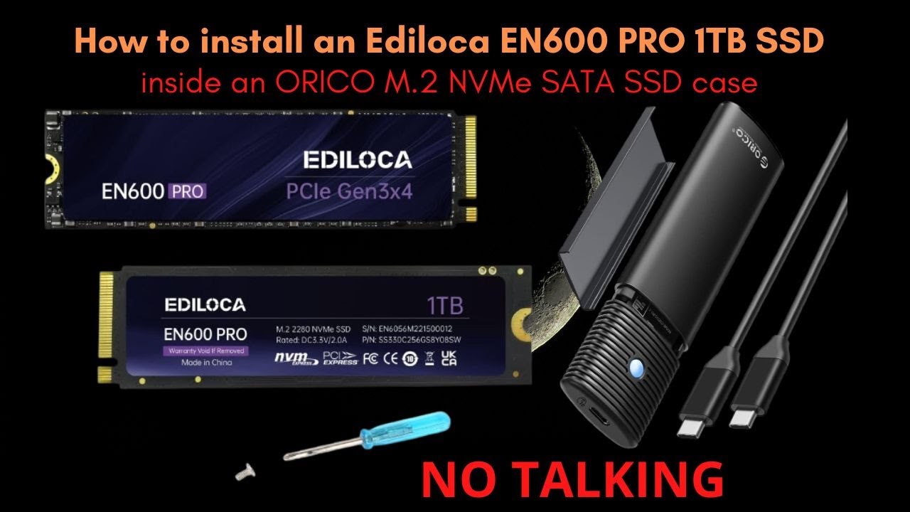 OT] Installing the Ediloca EN600 PRO 1TB SSD in an ORICO M.2 NVMe