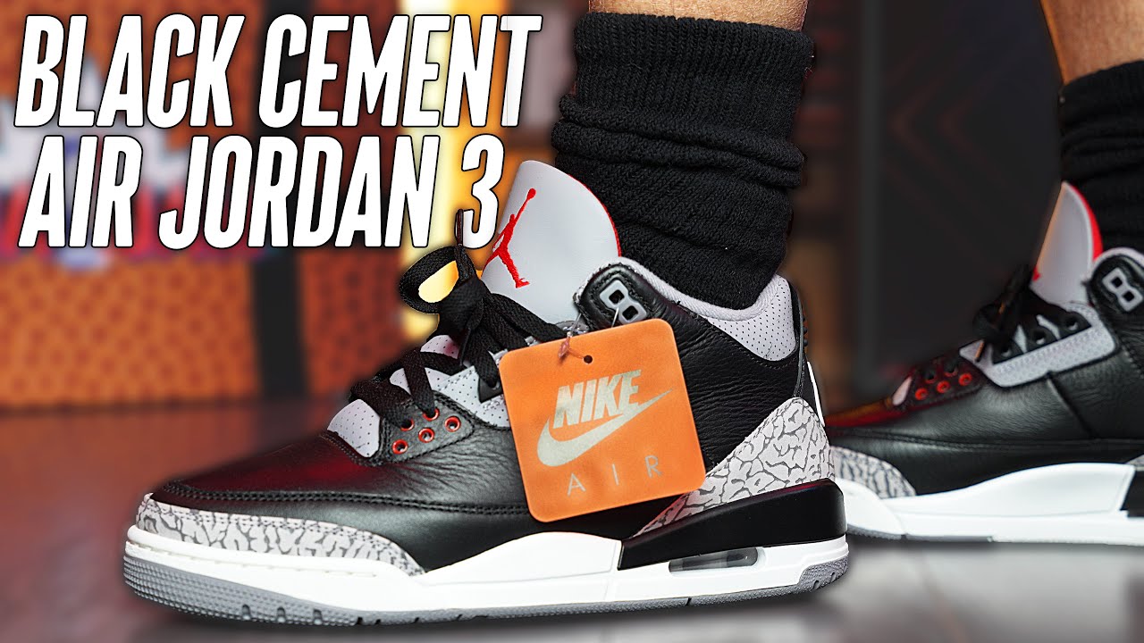 2024 Air Jordan 3 Black Cement Review and On Foot | 2024 vs 2018